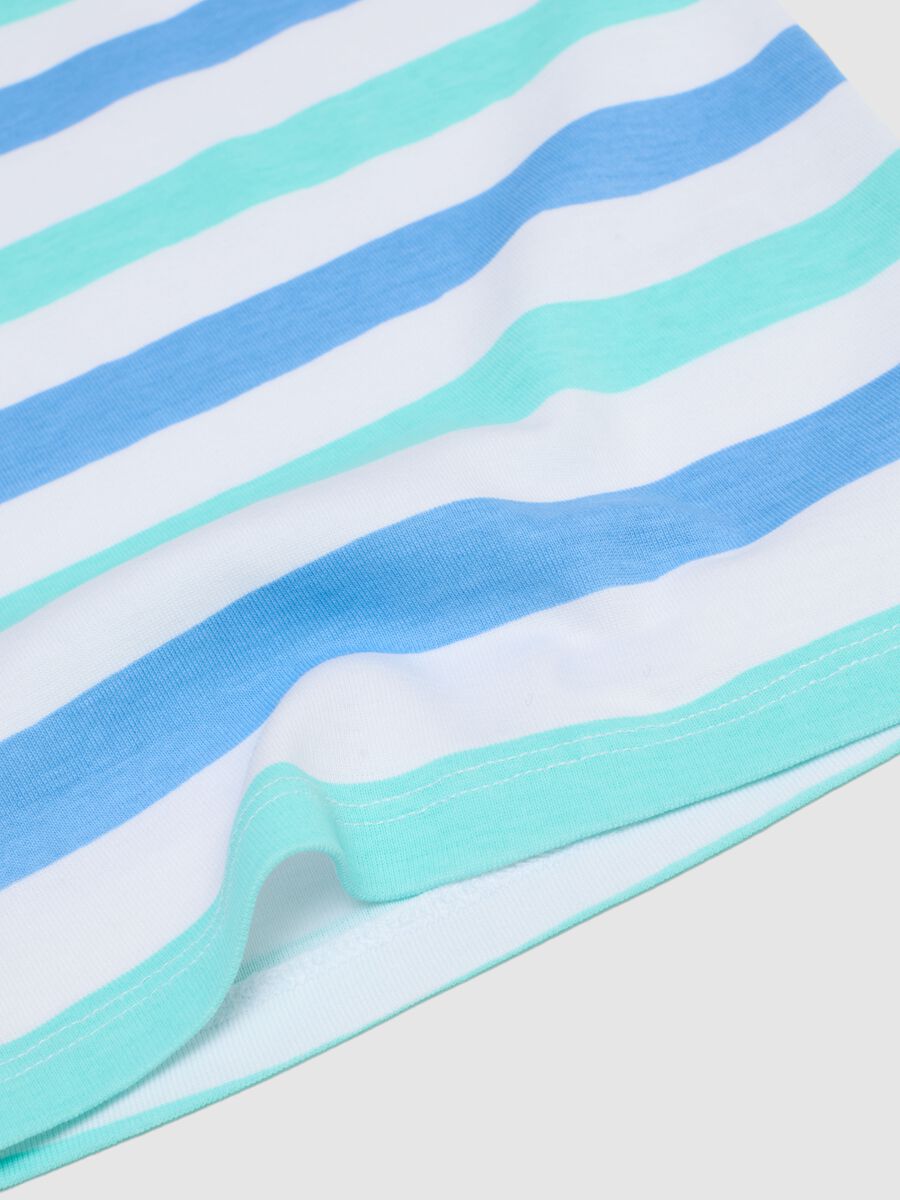 Twin pack multicolour pure cotton vests for newborns regular fit_3