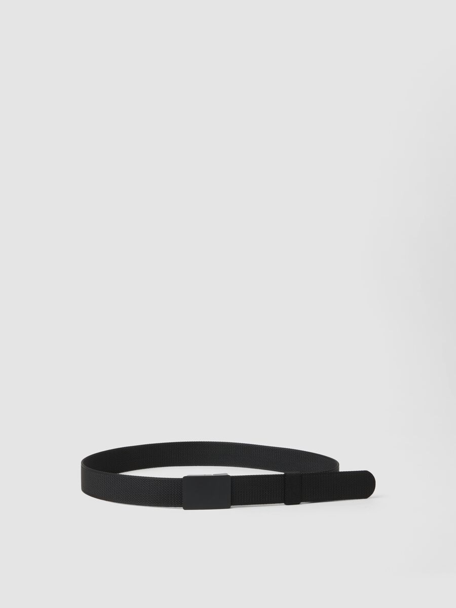 Black belt with matte buckle_0