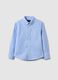 Multicolour striped pure cotton regular fit boys' shirt_3