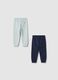 Bipack multicolour joggers for boys in pure cotton, regular fit_1