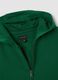 Felpa verde in puro cotone con cappuccio regular fit per bambino_1