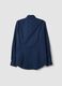 Blaue Slim-Fit-Hemd mit klassischem Kragen, b&uuml;gelleicht_1