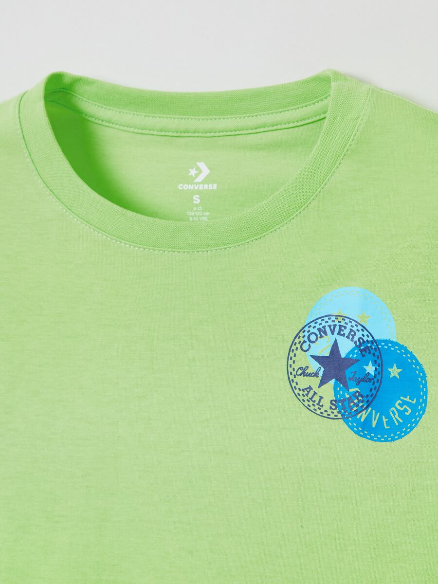 T-shirt with smiley logo print_1