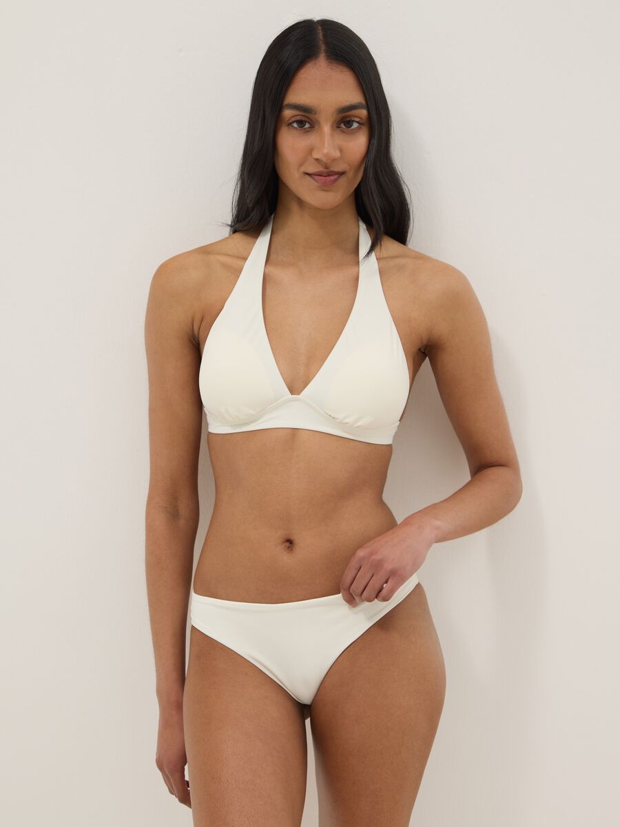 Wei&szlig;e elastische Brazilian-Bikinihose_1