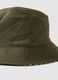 Green reversible cotton-blend hat_1