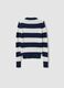 Girls&rsquo; multicolour striped viscose-blend boat-neck jumper_4
