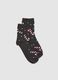Stretch black cotton-blend Christmas socks_0