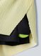 Gelbe, sportliche Plissee-Shorts ALTAVIA COURT aus elastischem Material mit herausnehmbarem Innenshort_7