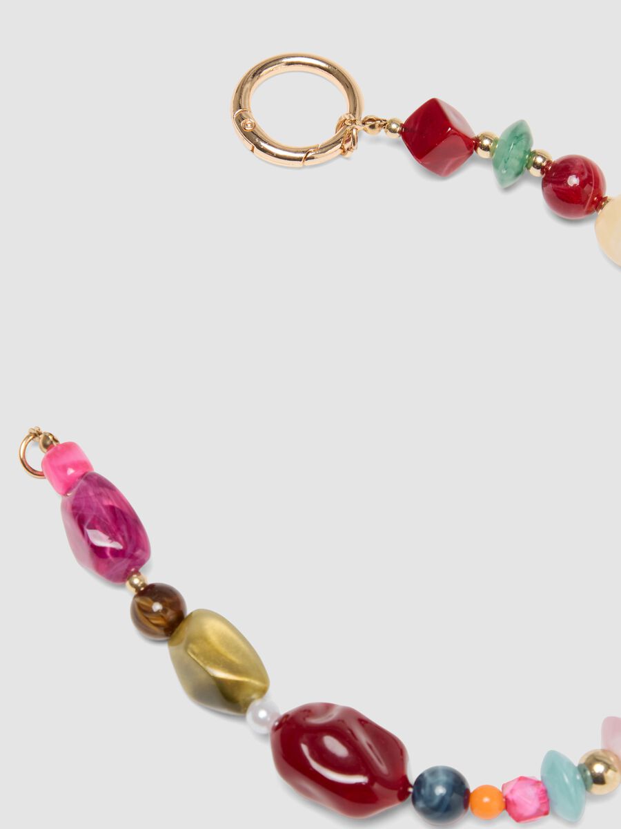 Mehrfarbiges Perlenarmband mit Ringverschluss_2