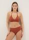 Orange stretch bikini top with removable padding_1