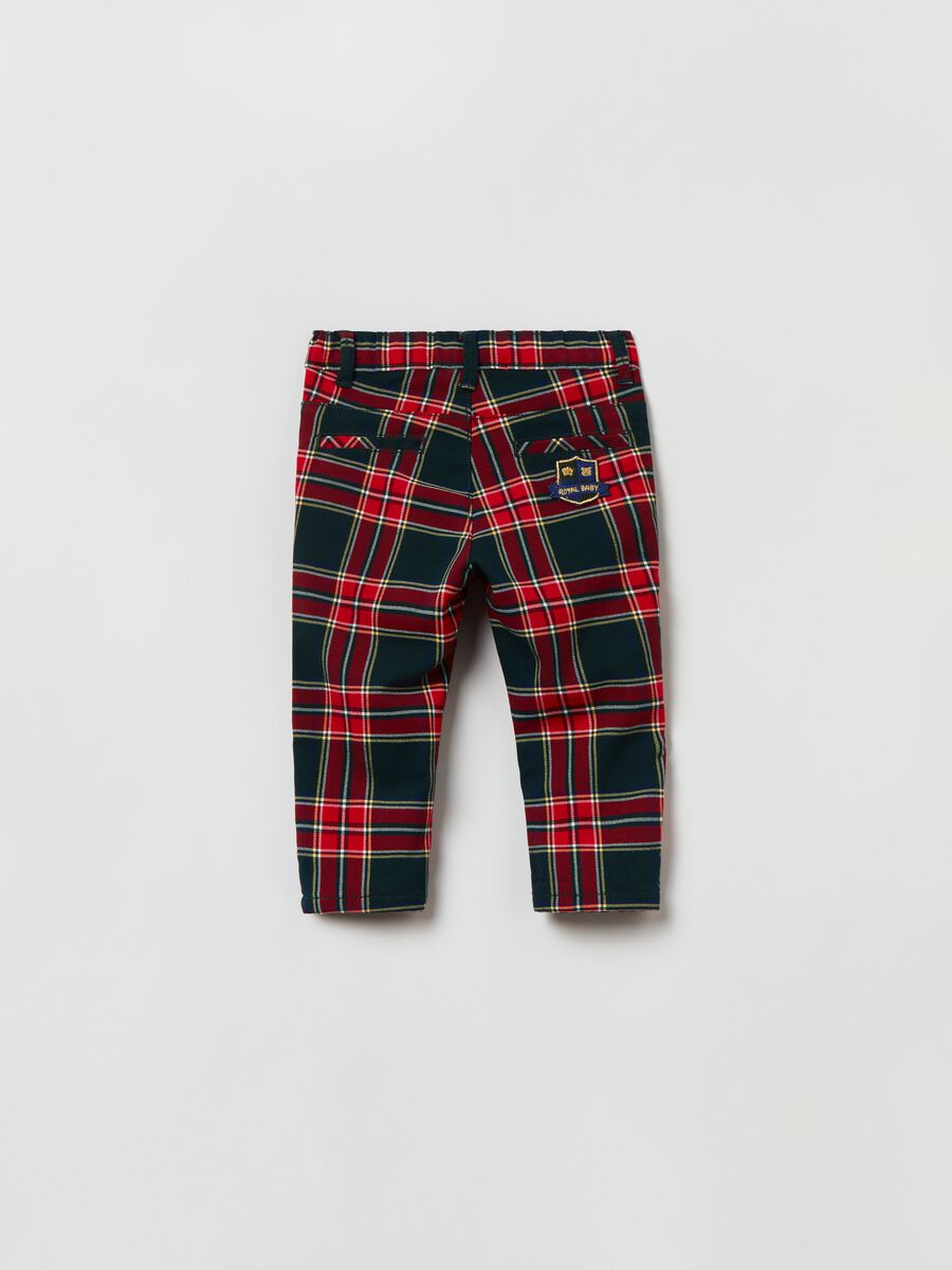 Tartan patterned trousers_1
