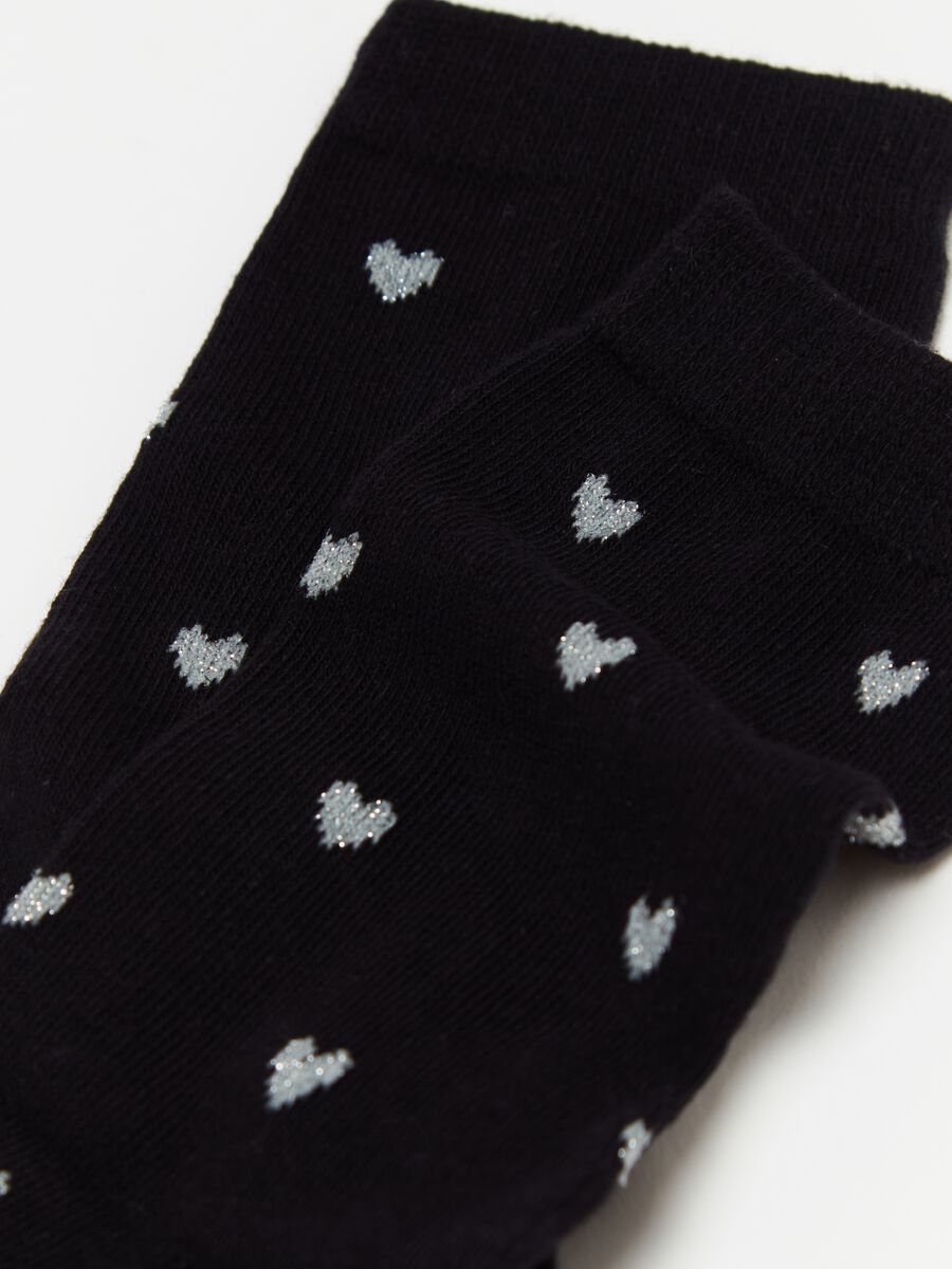 Two-pair pack short socks with designs_2