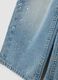 Jeans de ganga 100% algod&atilde;o straight fit com strass_3
