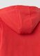 Sweatshirt vermelha com capuz em algod&atilde;o org&acirc;nico puro, corte regular, para menino_3