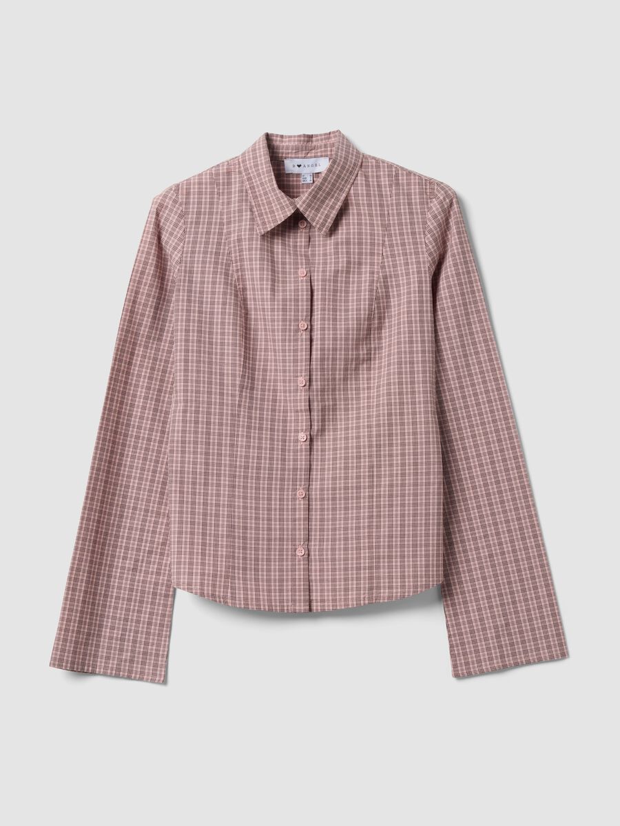 &Rho;&omicron;&zeta; &kappa;&alpha;&rho;ό slim-fit &pi;&omicron;&upsilon;&kappa;ά&mu;&iota;&sigma;&omicron; &alpha;&pi;ό &pi;&omicron;&pi;&lambda;ί&nu;&alpha; 100% &beta;&alpha;&mu;&beta;ά&kappa;&iota;_0