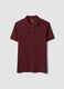Polo rojo de piqu&eacute; 100% algod&oacute;n con cuello cl&aacute;sico, corte regular_4