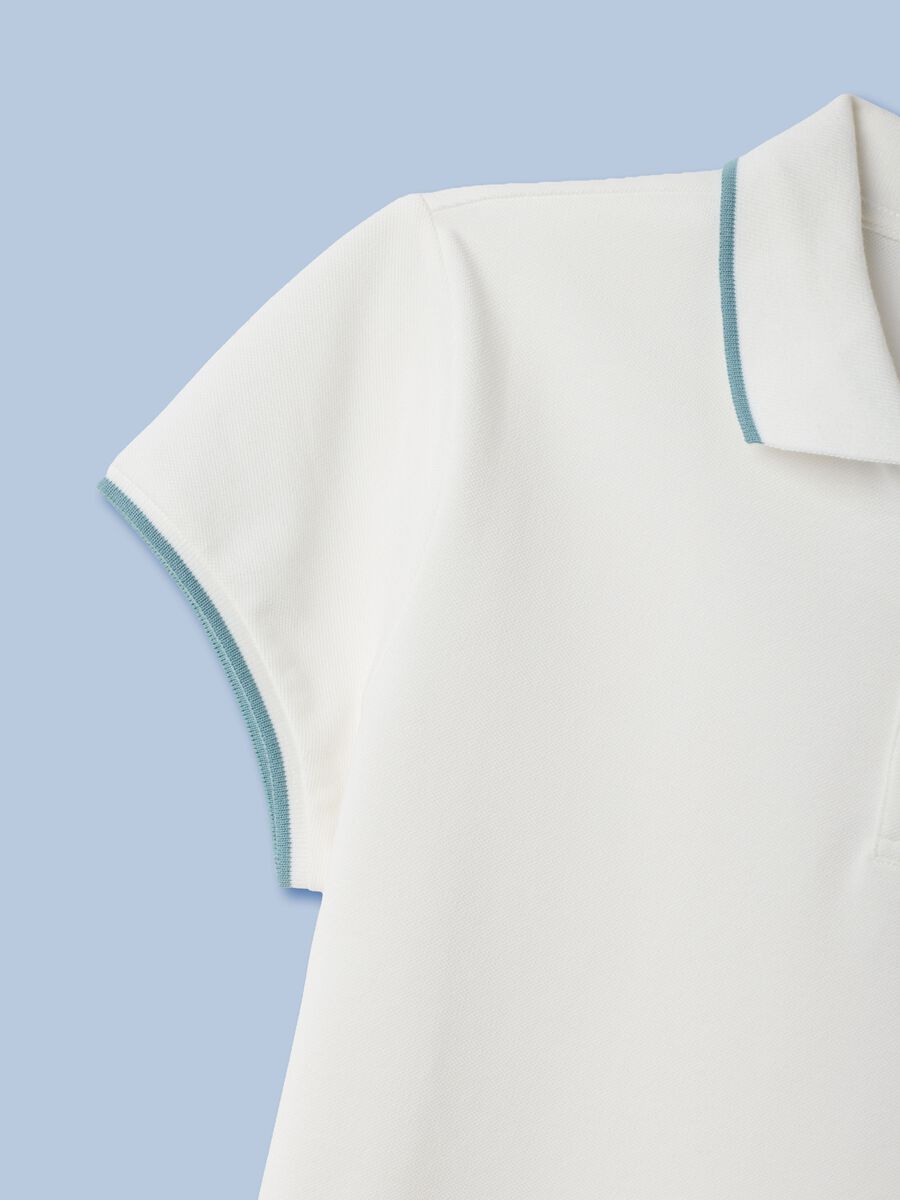 Wei&szlig;es ALTAVIA SAILING Poloshirt aus Stretch-Baumwolle_6