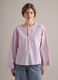 Camisa regular fit em algod&atilde;o puro &agrave;s riscas multicolor com bolso_2