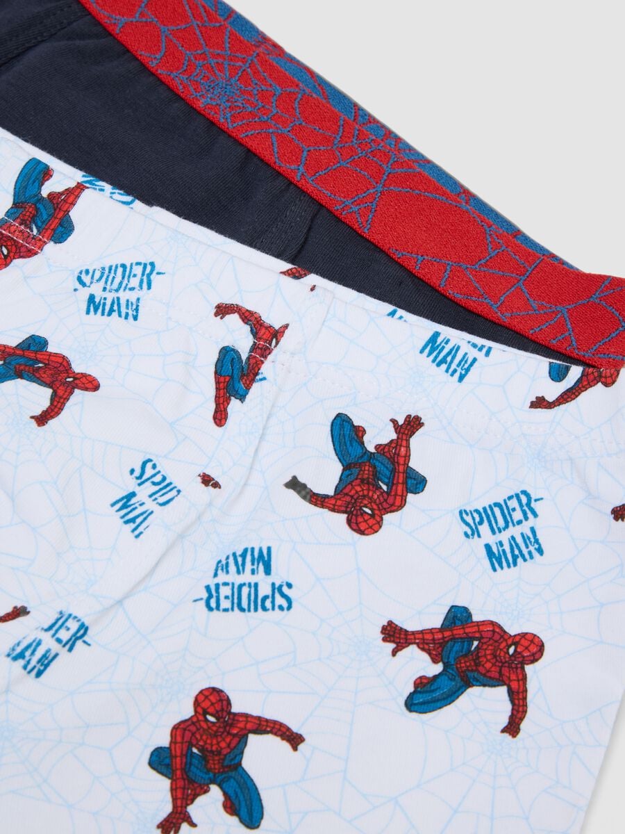 3-pack of Spider-Man print organic stretch cotton midi boxer shorts_3