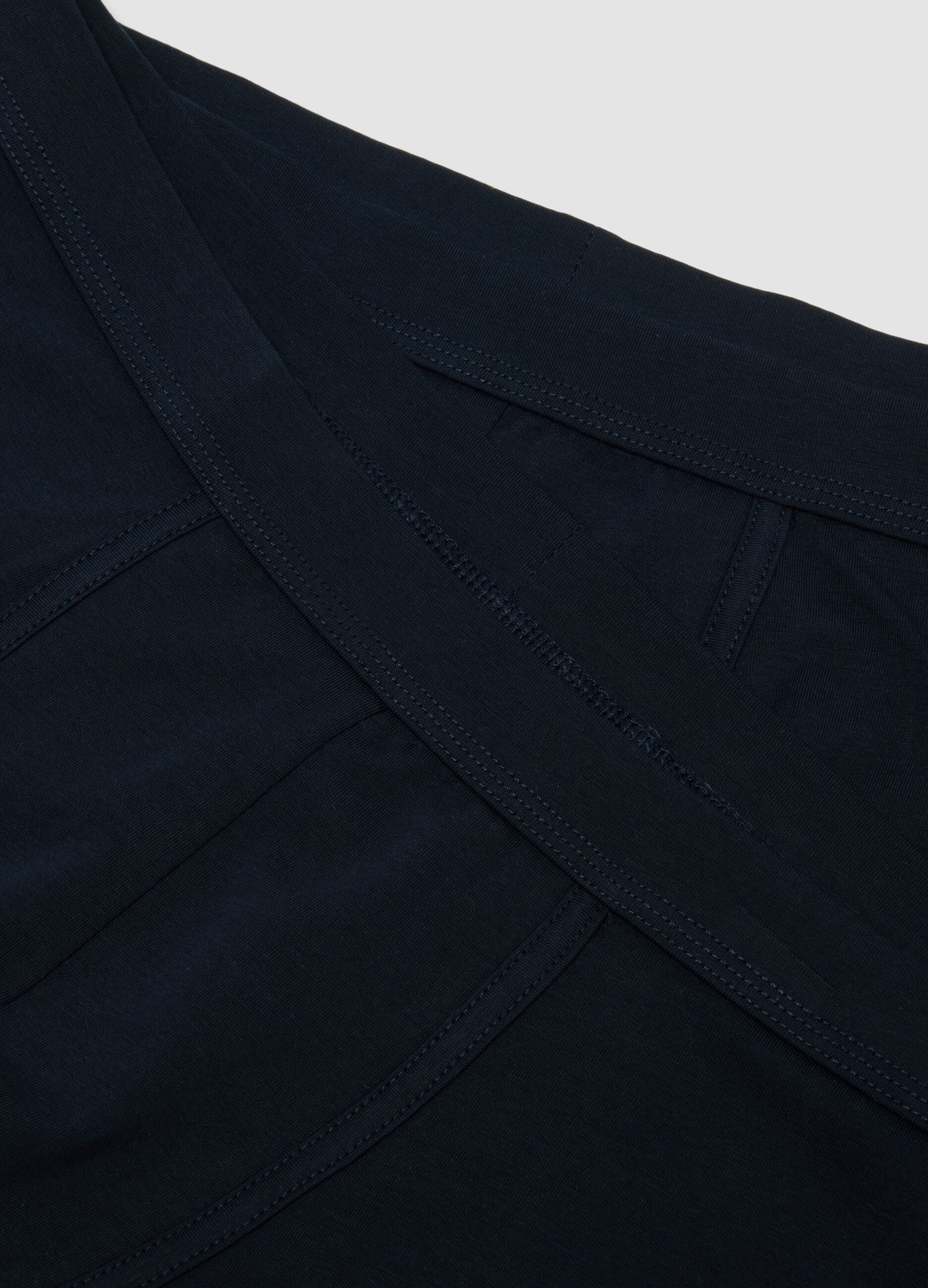 Bipack di boxer blu in cotone Supima elasticizzato