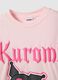 Pink pure cotton T-shirt regular fit with Kuromi print_5