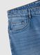Herren-Bermuda in Hellblau, Slim Fit Denim_5