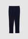Blue Stretch Slim Fit Trousers_4