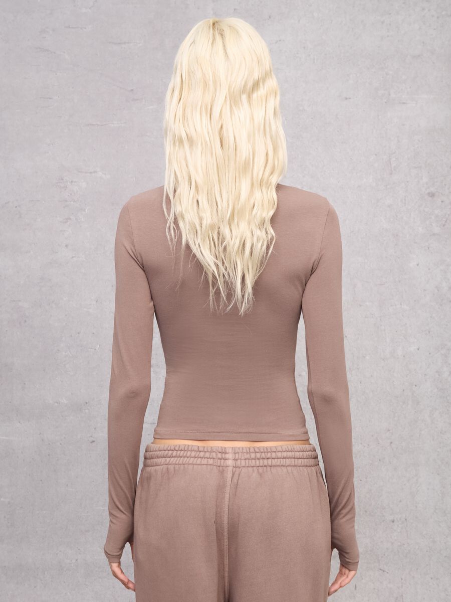 Perfektes Langarmshirt Mocha_4