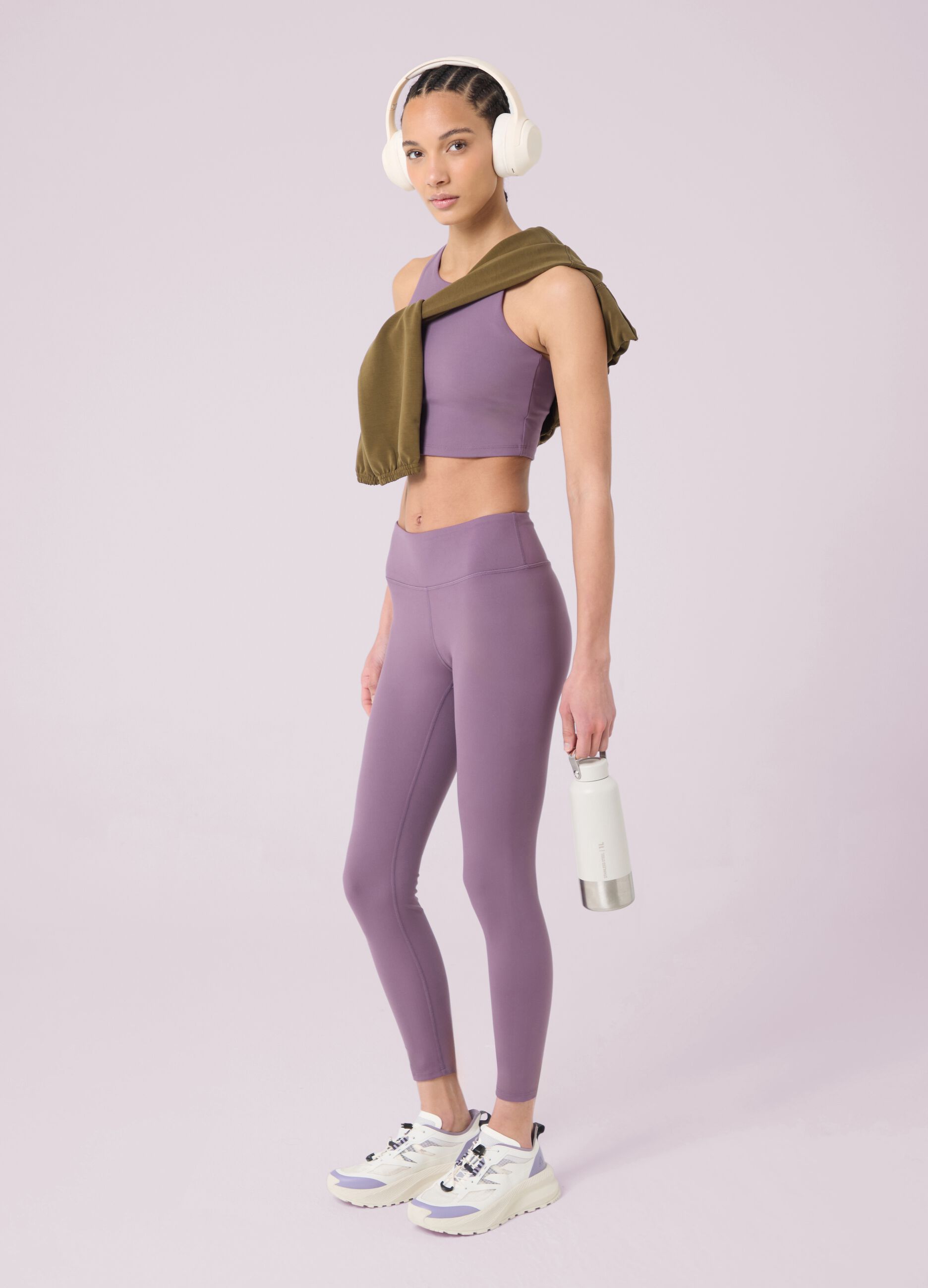 High-waisted leggings in technical fabric ALTAVIA STUDIO