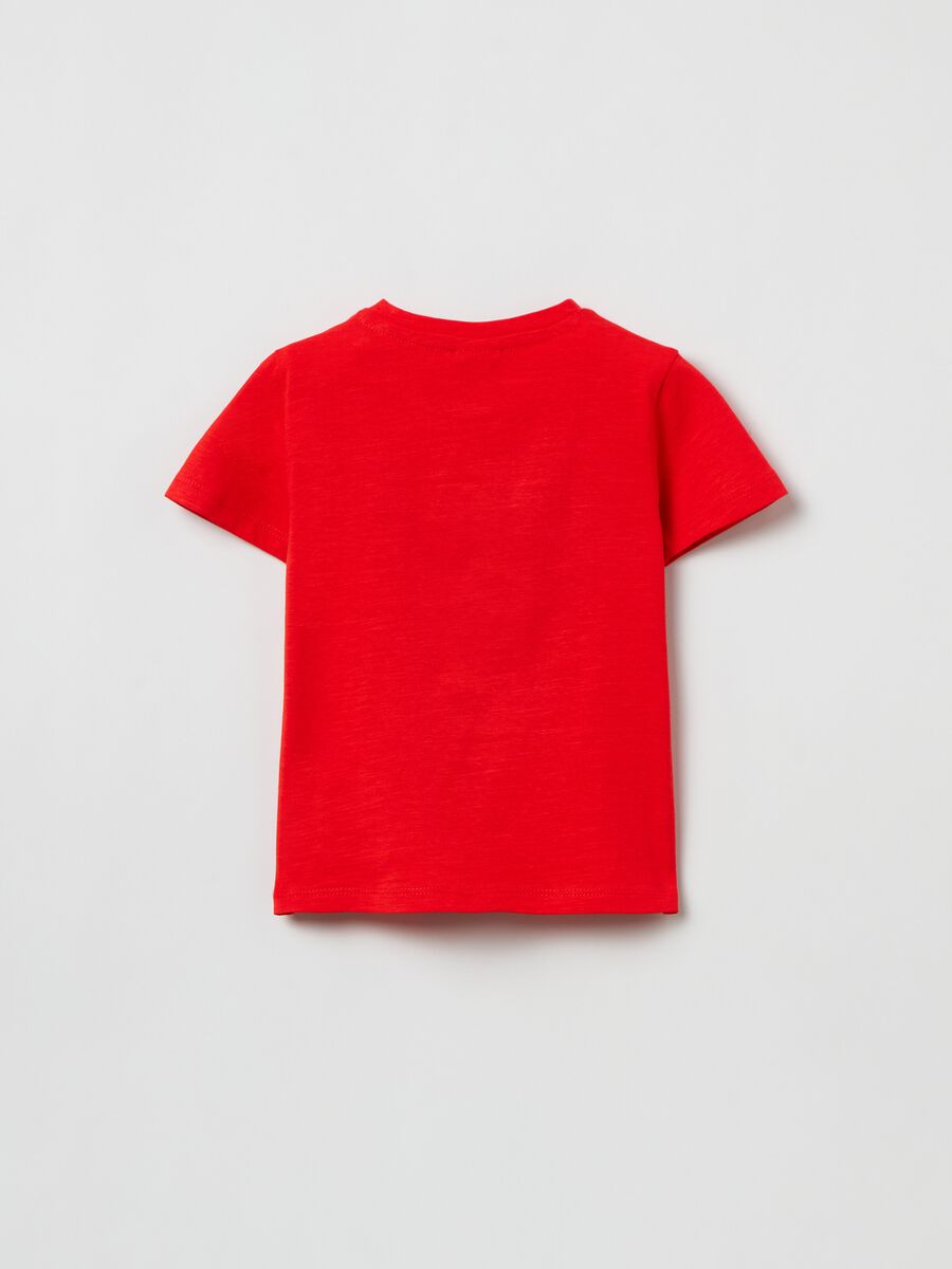 Cotton T-shirt with Superman print_1