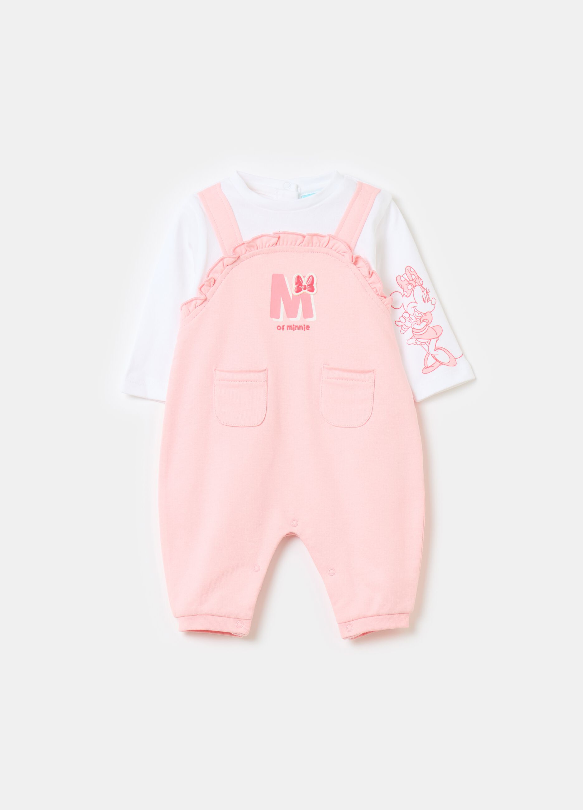 Organic cotton onesie with Minnie Mouse print