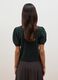 Camisola verde de gola alta em viscose el&aacute;stica_3