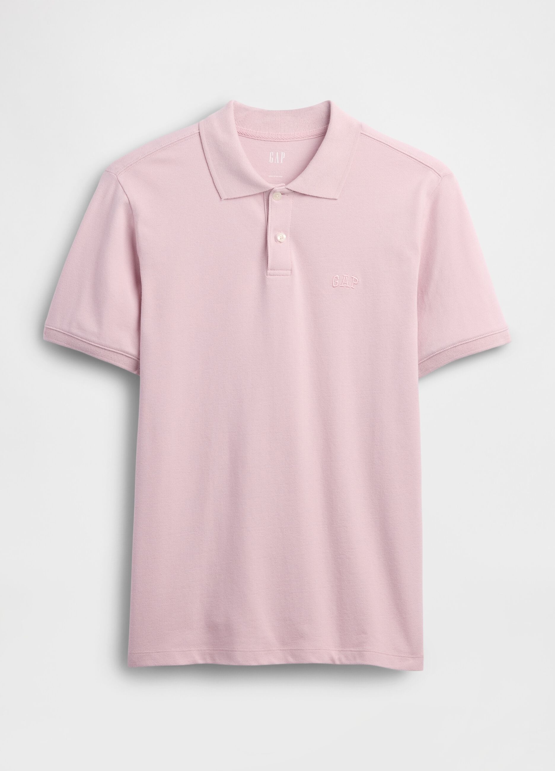 Short-sleeve cotton polo shirt