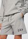 Grey GAP logo shorts for children_4