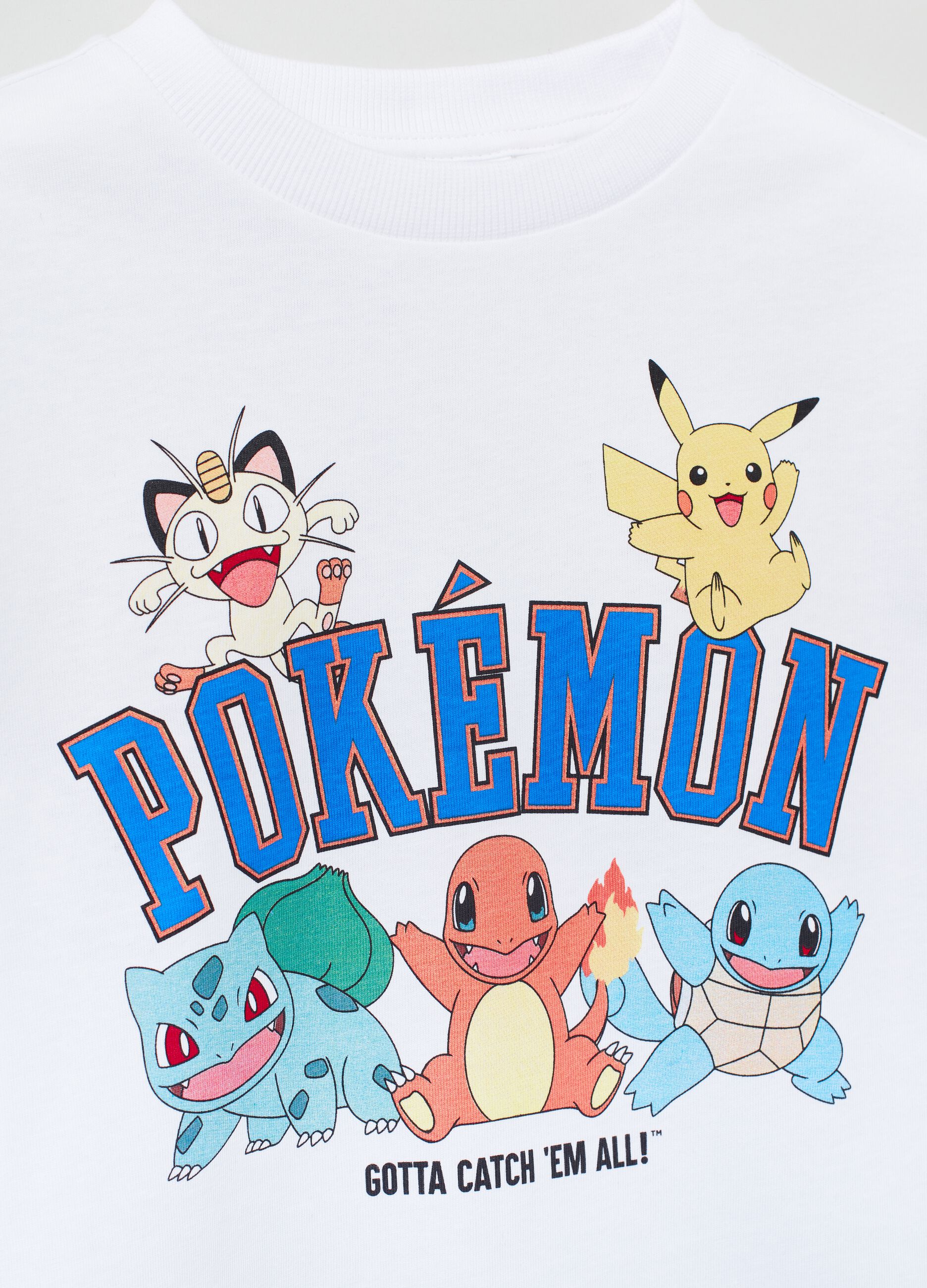 Camiseta con estampado Pokémon