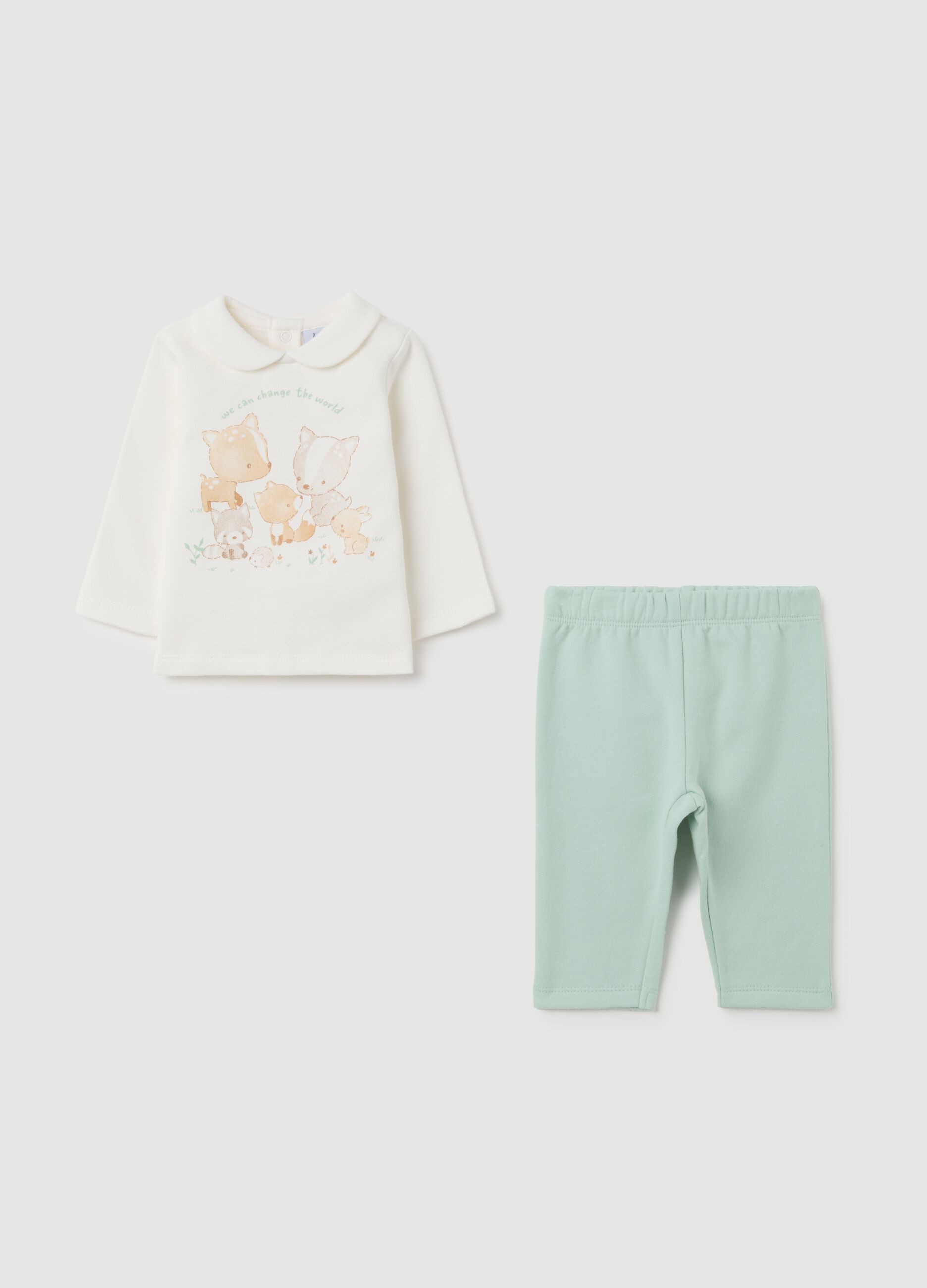 Multicolour pure cotton baby set