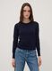 Blue Sweater with Fitted Fit_0