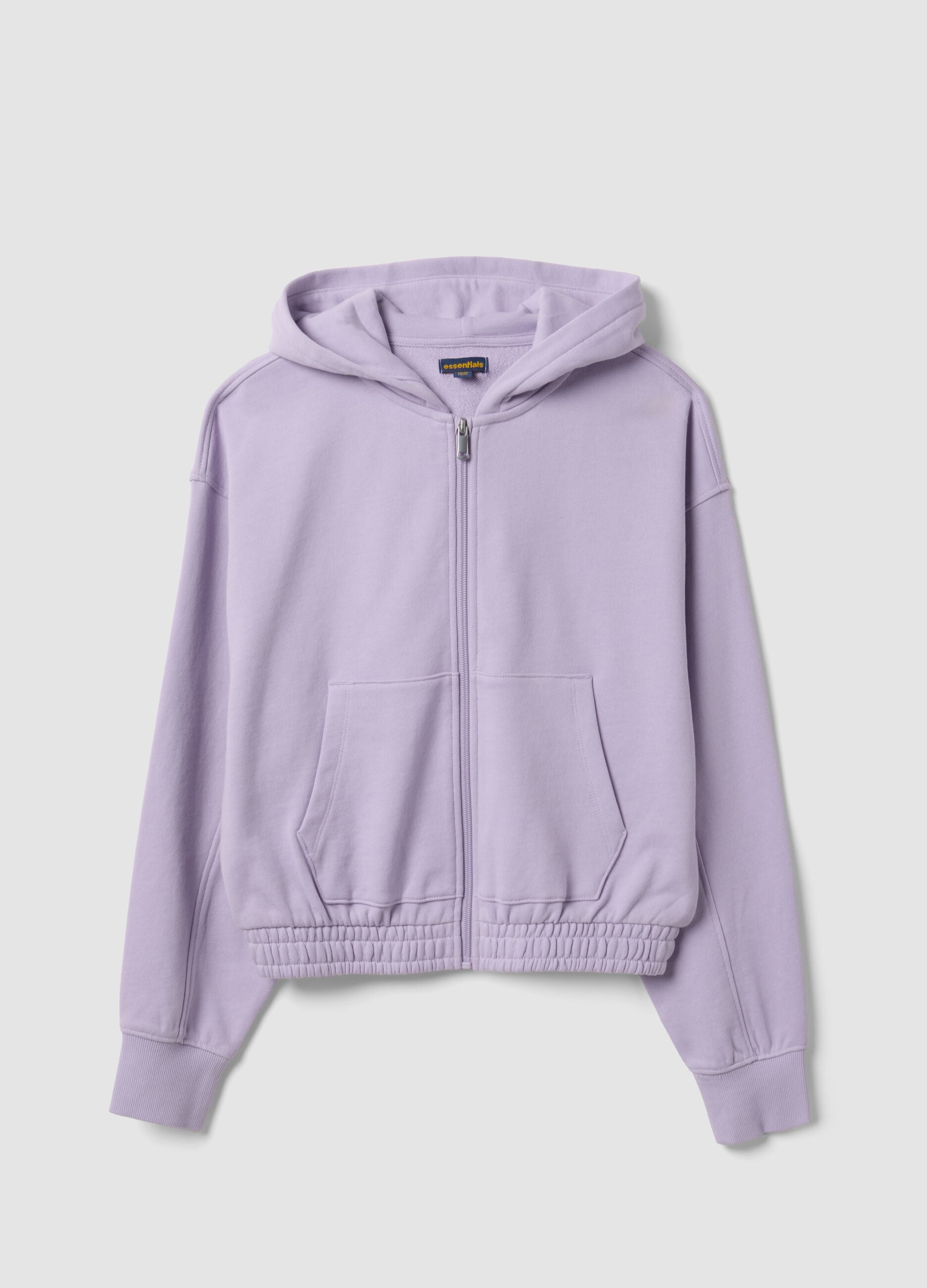 Violetter Hoodie aus Bio-Baumwolle