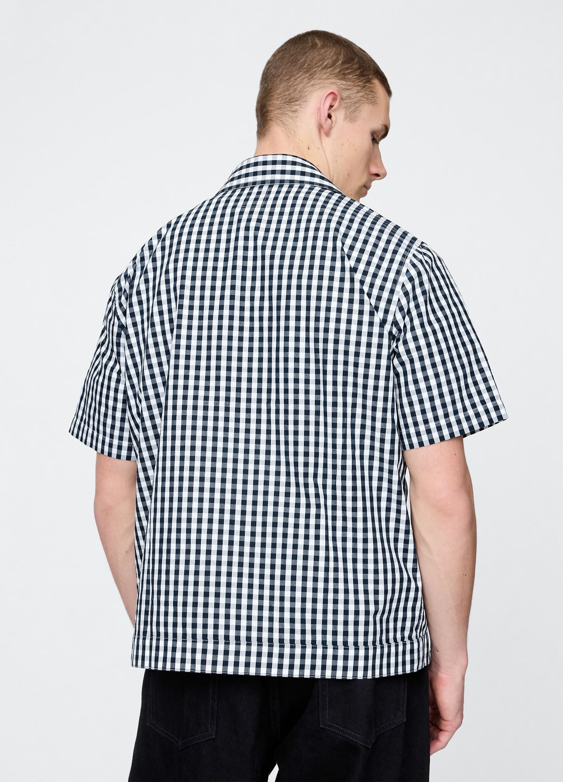 Multicoloured pure cotton check shirt