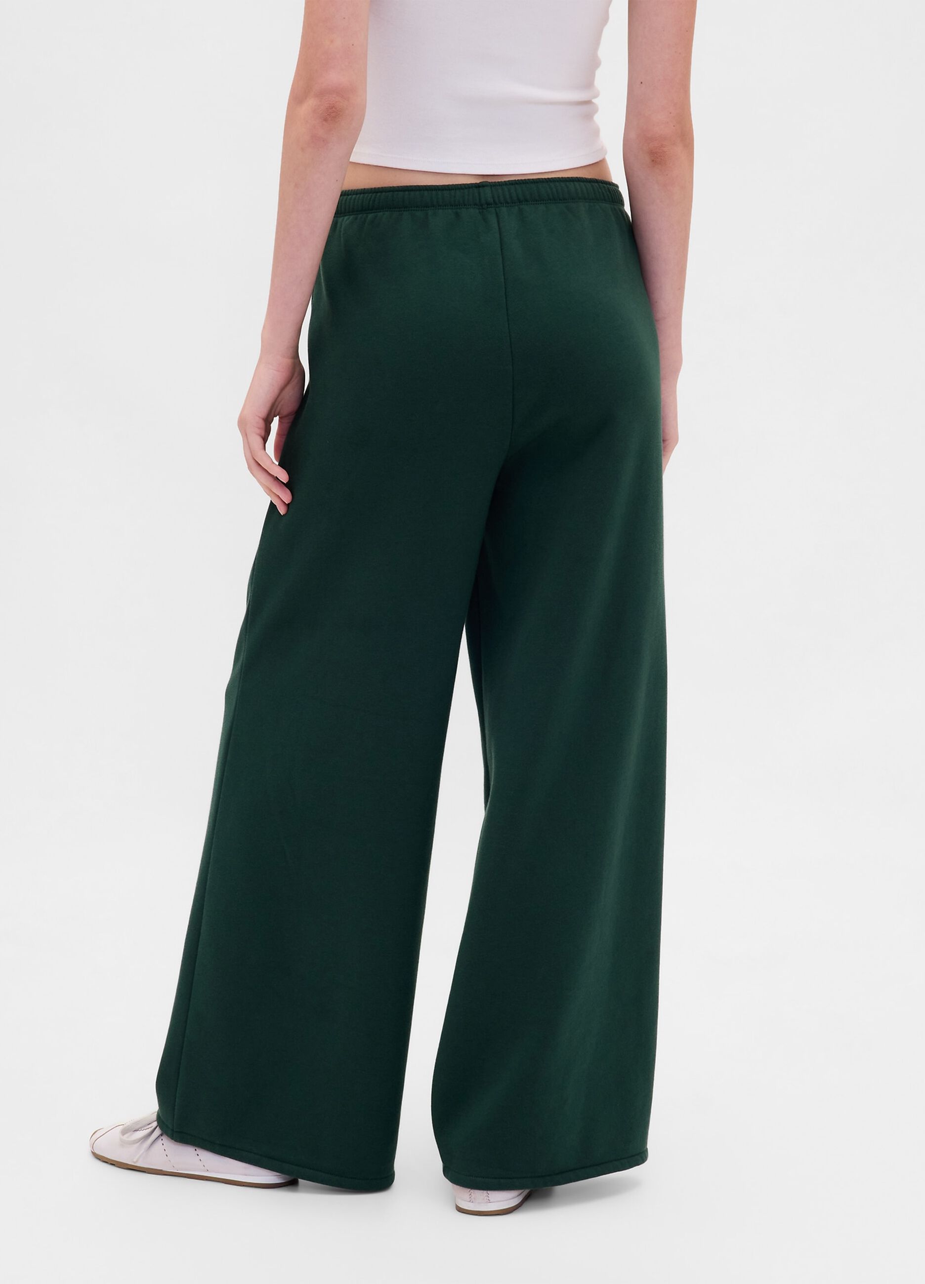 Cal&ccedil;as Palazzo Verdes em Mistura de Algod&atilde;o e Poli&eacute;ster