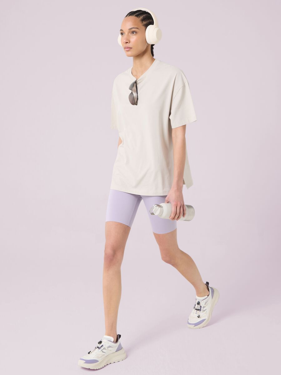 Stretch Cotton Oversized T-shirt ALTAVIA STUDIO_0