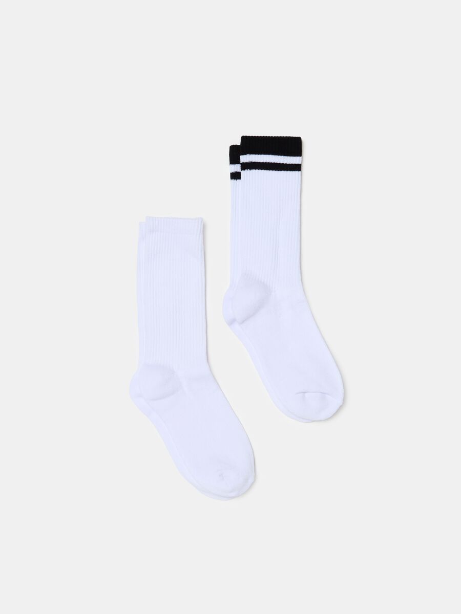 Two-pair pack midi tennis socks_1