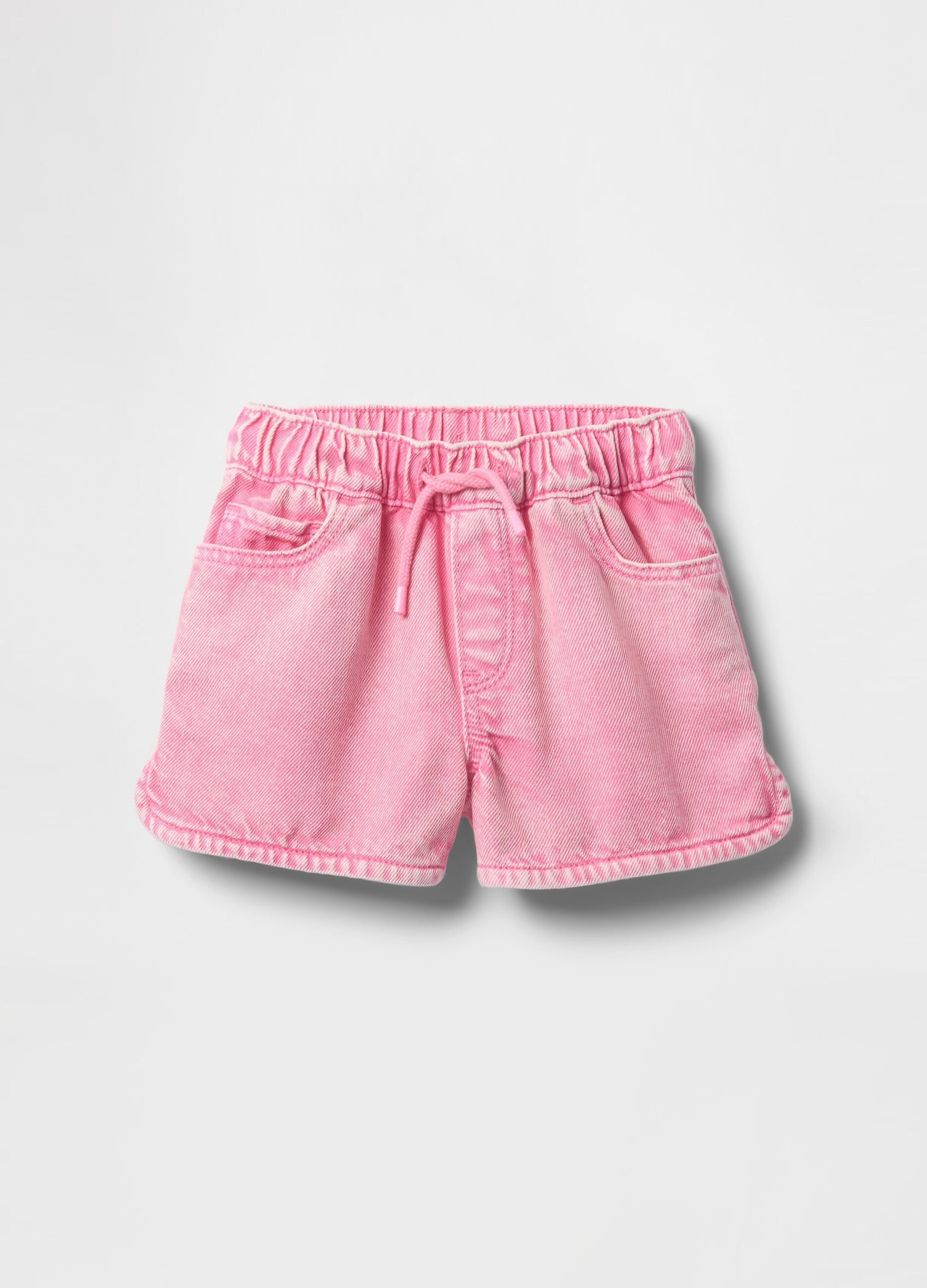 Girls' pink denim shorts by GAP Kids