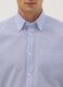 Light blue cotton-blend checked easy-iron regular-fit shirt_1