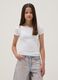 White organic cotton short-sleeve T-shirt_0