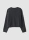 Grey stretch wool jumper with studded trims_6