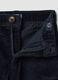 Navy ribbed stretch-cotton chino trousers, regular fit_2