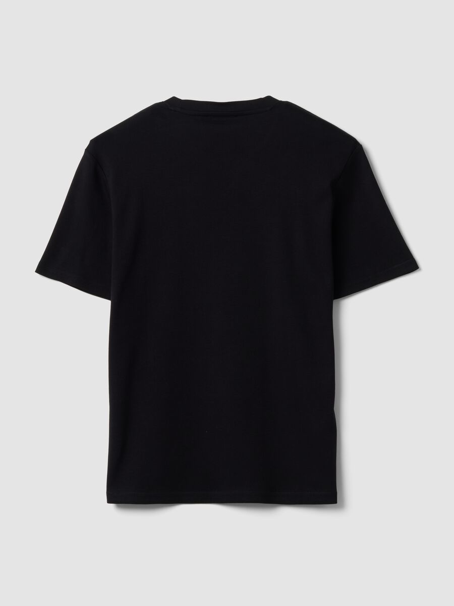 &Mu;&alpha;ύ&rho;&omicron; T-shirt &alpha;&pi;ό 100% &beta;&alpha;&mu;&beta;ά&kappa;&iota;, &kappa;&omicron;&nu;&tau;&omicron;&mu;ά&nu;&iota;&kappa;&omicron;, relaxed fit_5