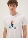 Wei&szlig;es T-Shirt mit Paul-Frank-Print aus reiner Baumwolle, Regular Fit_3