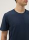 Blue regular fit crew-neck pure cotton T-shirt_3
